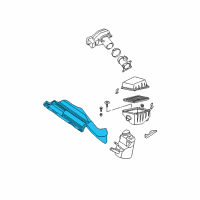 OEM 2005 Nissan Altima Duct Assembly-Air Diagram - 16554-8J010