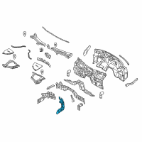 OEM Infiniti M35h INSULATOR-Dash Lower, Front Diagram - 67810-1MG5A