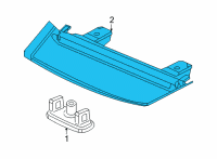 OEM Acura TLX Light Assembly (Deep Black) Diagram - 34270-TGV-A01ZA