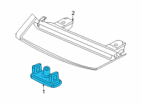 OEM 2021 Acura TLX Light Assembly, License Diagram - 34100-TGV-A01