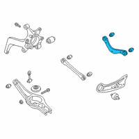 OEM 2022 Hyundai Kona Arm Assembly-Rear Upper, LH Diagram - 55120-J9500