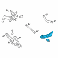 OEM Hyundai Kona Arm Assembly-Rear Trailing Arm, LH Diagram - 55270-J9500