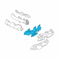 OEM 2005 Buick Rendezvous Engine Exhaust Manifold Diagram - 12588985