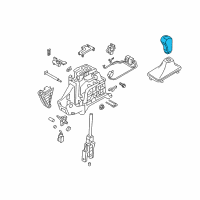 OEM 2017 Hyundai Santa Fe Knob Assembly-Gear Shift Lever Diagram - 46720-2W200-VGD