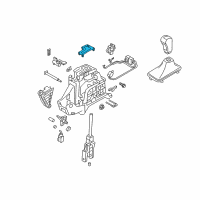 OEM Hyundai Santa Fe XL Bracket-Lever Mounting Diagram - 46733-2W100