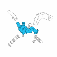 OEM 2000 GMC Savana 1500 Turbocharger Kit, Engine Diagram - 12530339