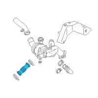 OEM 1998 GMC Savana 2500 Front Pipe Diagram - 89018145