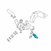 OEM 2002 GMC Savana 2500 Front Pipe Diagram - 89018144