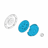 OEM Mercury Milan Clutch Assembly Diagram - AE5Z-7B546-A