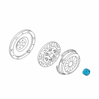 OEM Mercury Release Bearing Diagram - 6E5Z-7548-AA
