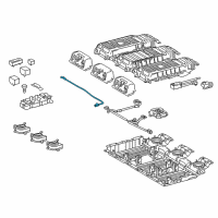 OEM 2022 Lexus RX450hL Cable, Hv Battery Pack Diagram - G92Y2-48030