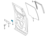 OEM 2013 Ford Police Interceptor Utility ECM Nut Diagram - -W520822-S439