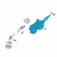 OEM 2017 Cadillac XT5 Column Assembly Diagram - 84218849
