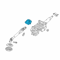 OEM Cadillac XT5 Lock Module Diagram - 39124296