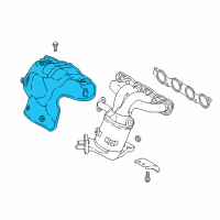 OEM Hyundai Elantra Protector-Heat Diagram - 28525-03HA0