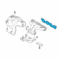OEM 2021 Hyundai Ioniq Gasket-Exhaust Manifold Diagram - 28521-03610