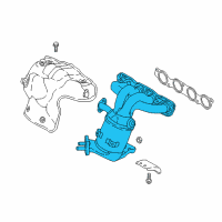 OEM Kia Niro EV Exhaust Manifold Assembly Diagram - 2851003HA4