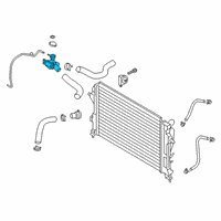 OEM 2020 Hyundai Kona Filler Neck Assembly-Radiator Diagram - 25329-J9200