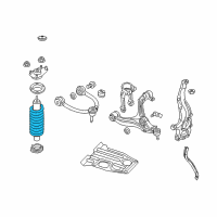 OEM 2020 Jeep Grand Cherokee Spring-Front Coil Diagram - 68506650AA