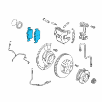 OEM 2012 BMW X6 Disc Brake Pad Set Front Diagram - 34-11-6-791-514