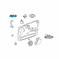 OEM Chrysler 300M Switch-Power Window Diagram - 5026010AA