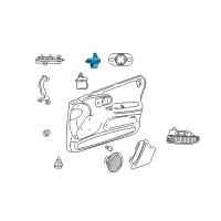 OEM Chrysler 300M Switch-Power Window Diagram - 4760978AB