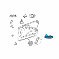 OEM Dodge Intrepid Lamp-Door Diagram - 4760187