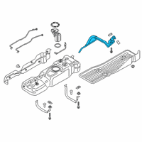 OEM 2018 Ford F-150 Filler Pipe Diagram - JL3Z-9034-K