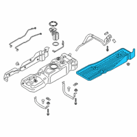 OEM 2018 Ford F-150 Skid Plate Diagram - JL3Z-9A147-A