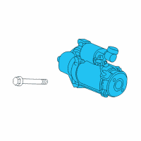 OEM 2014 Honda Odyssey Starter, Reman Diagram - 06312-RK1-505RM