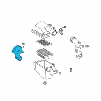 OEM Toyota Prius C Air Inlet Diagram - 17751-21220