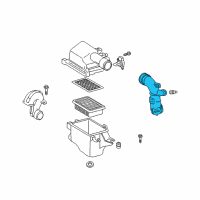 OEM 2015 Toyota Prius C Air Hose Diagram - 17881-21130