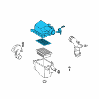 OEM 2016 Toyota Prius C Cover Diagram - 17705-21180