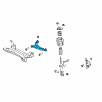 OEM 2013 Jeep Compass Front Lower Control Arm Diagram - 5105041AI