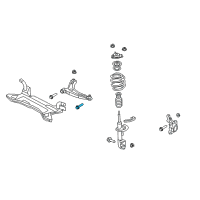 OEM Jeep Compass Bolt-HEXAGON FLANGE Head Diagram - 6104240AA