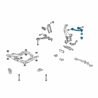 OEM 2007 Acura RL Arm, Right Front (Upper) Diagram - 51450-SJA-013