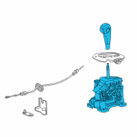 OEM Chevrolet Gear Shift Assembly Diagram - 42514238