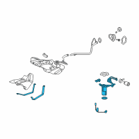 Genuine Toyota Fuel Tank Strap diagram
