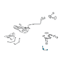 OEM 2005 Chevrolet Cobalt Fuel Tank Meter/Pump SENSOR KIT Diagram - 15856782