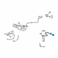 OEM 2005 Chevrolet Cobalt Filter Asm-Fuel Diagram - 22734980