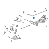 OEM 2005 Buick Terraza Bushing-Rear Stabilizer Shaft Diagram - 10412918