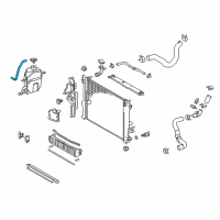 OEM 2022 Toyota Camry Overflow Hose Diagram - 16283-F0031