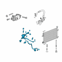 OEM 2018 Chevrolet Impala Discharge Hose Diagram - 84429955