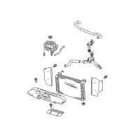 OEM 2012 Chevrolet Express 2500 Thermostat Diagram - 97241129