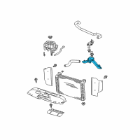 OEM 2006 GMC Savana 3500 Housing-Engine Coolant Thermostat Diagram - 97383583