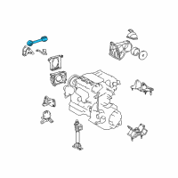 OEM 2003 Toyota Sienna Strut Diagram - 12363-0A040