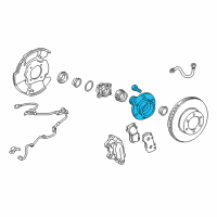 OEM 2015 Toyota Tacoma Hub Diagram - 43502-04140