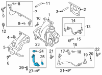 OEM 2021 Ford Bronco Oil Outlet Tube Diagram - LB5Z-6L092-A