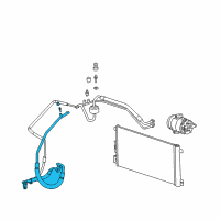 OEM 2008 Pontiac G6 Hose & Tube Assembly Diagram - 20800925