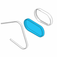 OEM 2001 Chevrolet Metro V-Belt(4Pk950) (On Esn) Diagram - 30016435